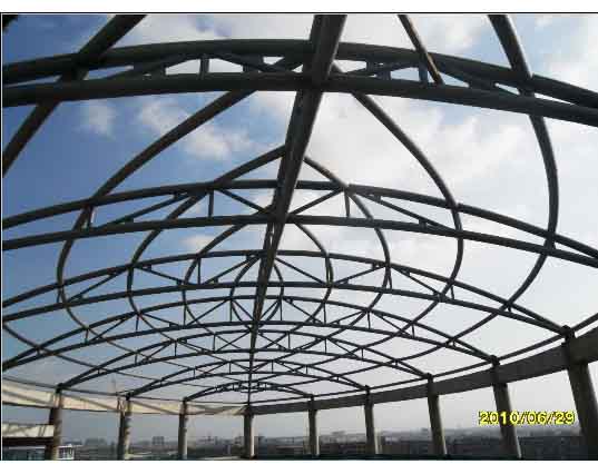 遵义中煤朔州宾馆管桁架工程